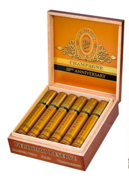 Perdomo Reserve 10th Anniversary Champagne Magnum Tubo at Nick's Cigar World in Myrtle Beach, SC
