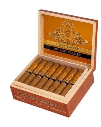 Perdomo Reserve 10th Anniversary Champagne Robusto at Nick's Cigar World in Myrtle beach, SC