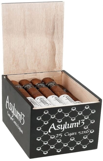 Box of Asylum 13 Nicaragua 652 cigars