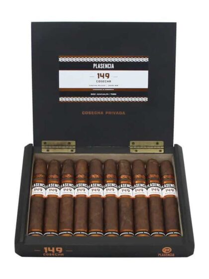 A box of Plasencia Cosecha 149 cigars. Available at Nick's Cigar World