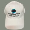 Nick's Cigar World logo cap in white